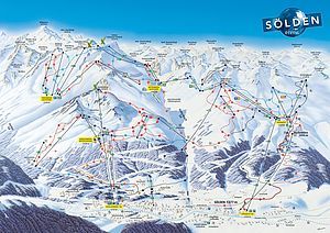 Pistenplan Skigebiet S�lden