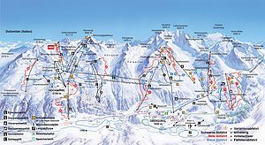 Pistenplan Skigebiet Obergurgl-Hochgurgl