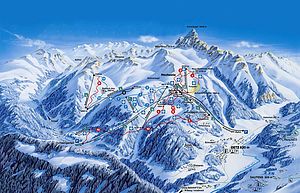 Pistenplan Skigebiet Oetz